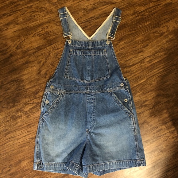GAP Denim - Vintage GAP 90’s overall shorts - Size Medium